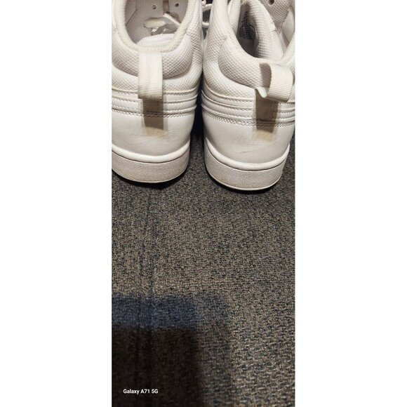 Size 7 (GS) - Nike Court Borough 2 Mid Triple White Shoes CD 7782 100 Hi Top - Picture 3 of 7